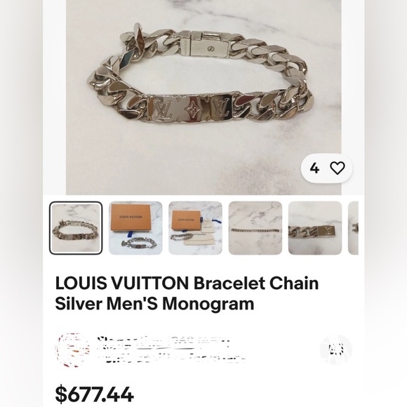 Louis Vuitton SS bracelet w original box only - Picture 16 of 16